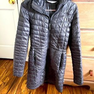 Grey thin Ultra warm packable coat s Northface